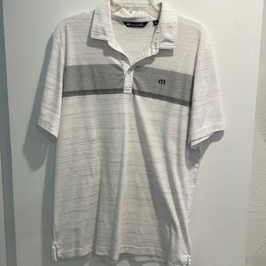 Travis Mathew golf polo white
